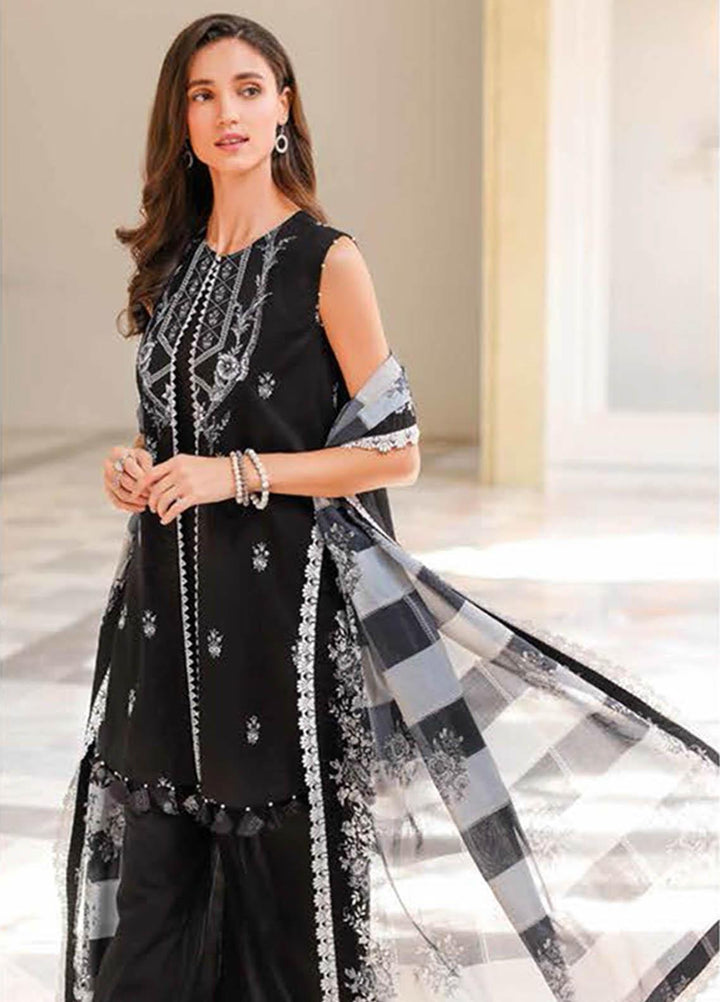 Essential Lawn By Gul Ahmed Printed Lawn Suits Unstitched 3 Piece GA23E B-32005 - Summer Collection