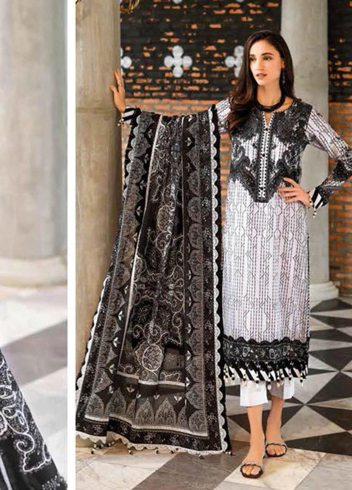 Essential Lawn By Gul Ahmed Printed Lawn Suits Unstitched 3 Piece GA23E B-32010 - Summer Collection