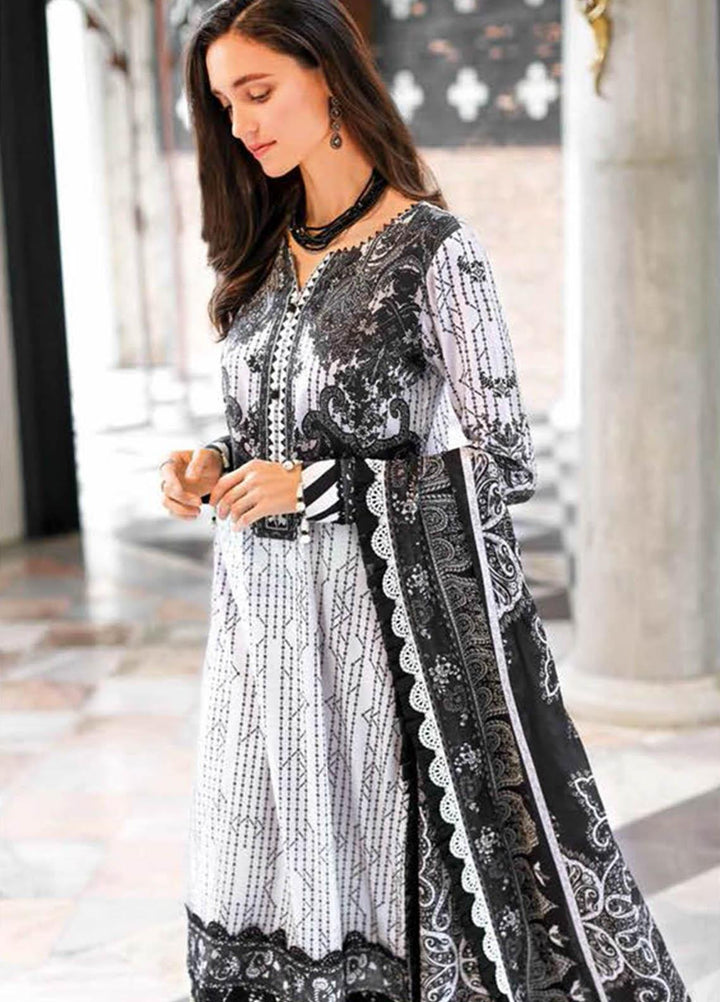 Essential Lawn By Gul Ahmed Printed Lawn Suits Unstitched 3 Piece GA23E B-32010 - Summer Collection