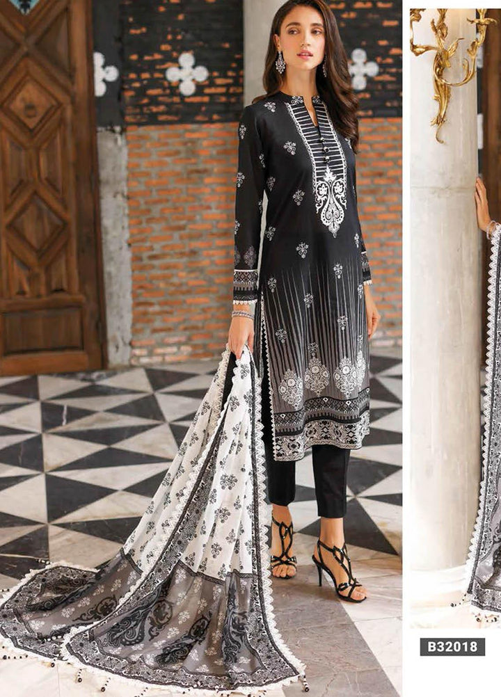 Essential Lawn By Gul Ahmed Printed Lawn Suits Unstitched 3 Piece GA23E B-32018 - Summer Collection