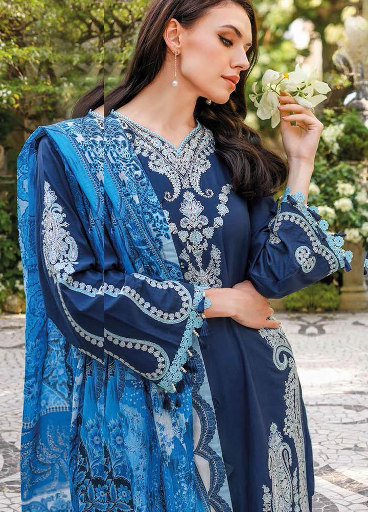 Essential Lawn By Gul Ahmed Embroidered Lawn Suits Unstitched 3 Piece GA23E CL-32037 - Summer Collection
