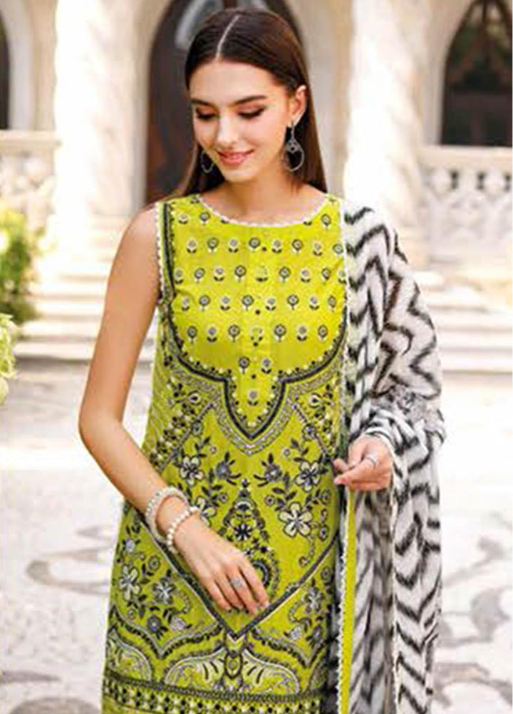 Essential Lawn By Gul Ahmed Embroidered Lawn Suits Unstitched 3 Piece GA23E CL-32038 - Summer Collection