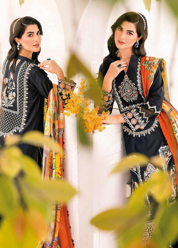 Essential Lawn By Gul Ahmed Embroidered Lawn Suits Unstitched 3 Piece GA23E CL-32052 - Summer Collection