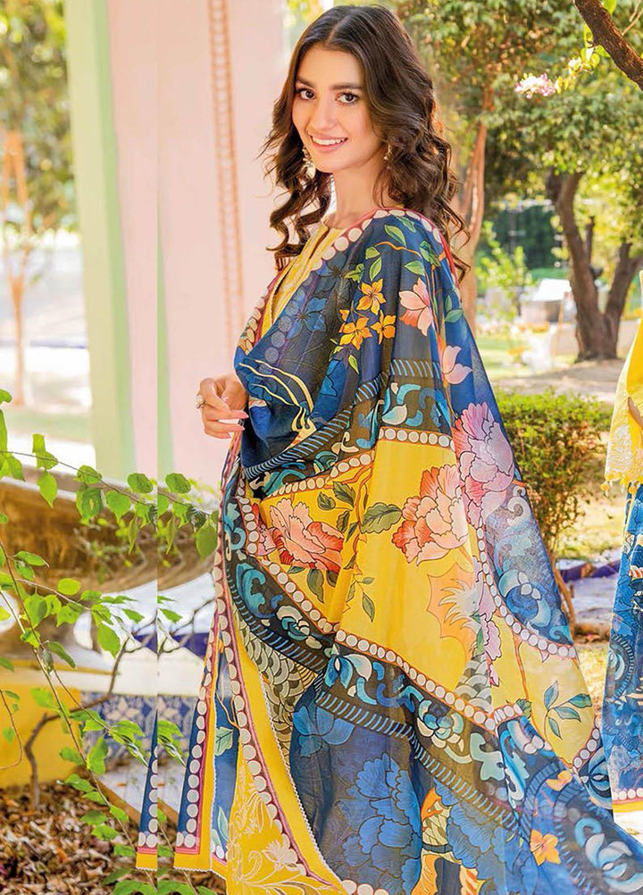 Essential Lawn By Gul Ahmed Embroidered Lawn Suits Unstitched 3 Piece GA23E CL-32066 - Summer Collection