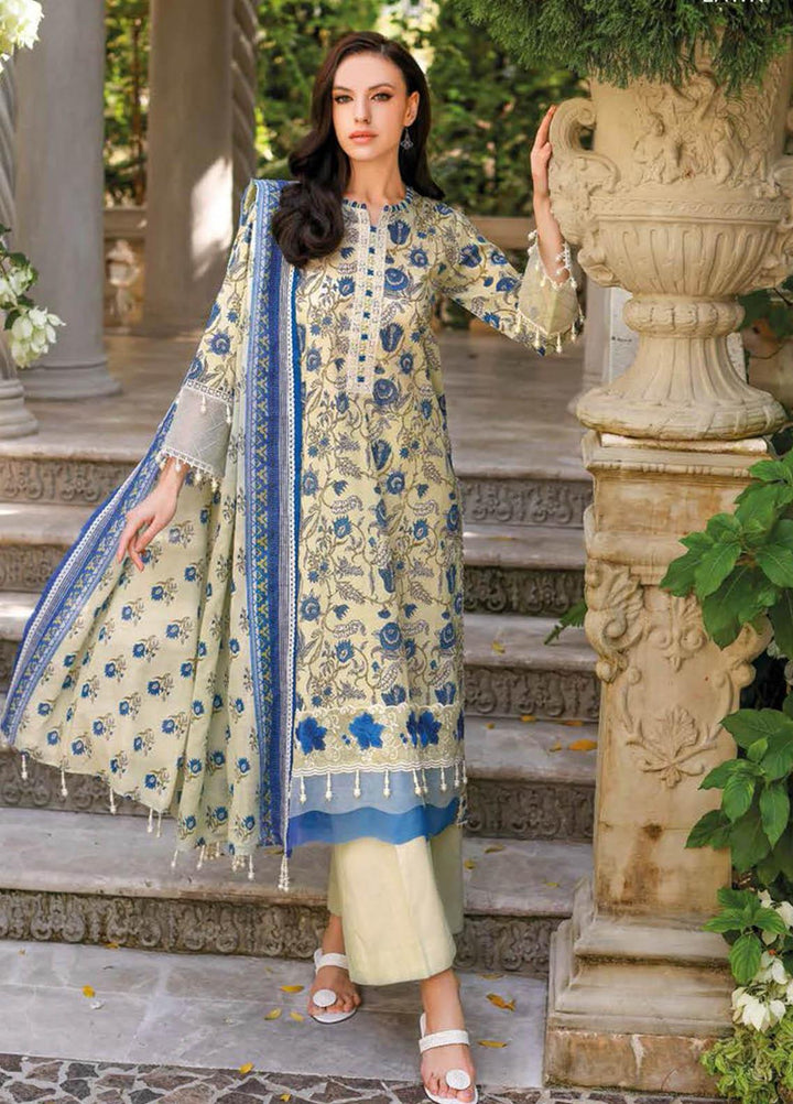 Essential Lawn By Gul Ahmed Embroidered Lawn Suits Unstitched 3 Piece GA23E CL-32113 - Summer Collection