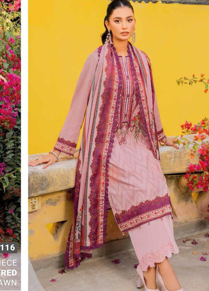 Essential Lawn By Gul Ahmed Embroidered Lawn Suits Unstitched 3 Piece GA23E CL-32116 - Summer Collection