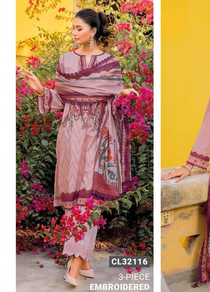 Essential Lawn By Gul Ahmed Embroidered Lawn Suits Unstitched 3 Piece GA23E CL-32116 - Summer Collection