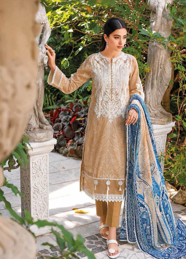 Essential Lawn By Gul Ahmed Embroidered Lawn Suits Unstitched 3 Piece GA23E CL-32138 - Summer Collection