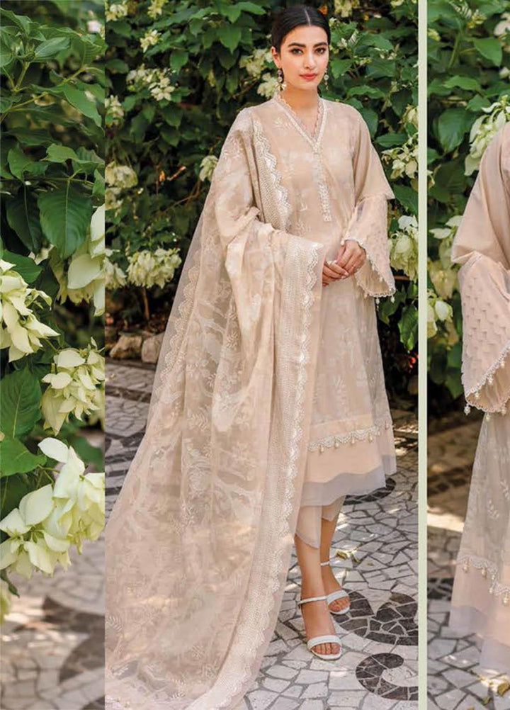Essential Lawn By Gul Ahmed Embroidered Lawn Suits Unstitched 3 Piece GA23E CL-32142 - Summer Collection