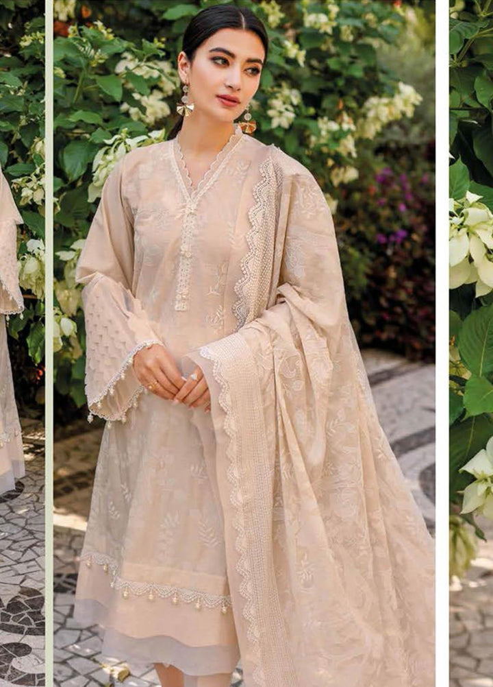 Essential Lawn By Gul Ahmed Embroidered Lawn Suits Unstitched 3 Piece GA23E CL-32142 - Summer Collection