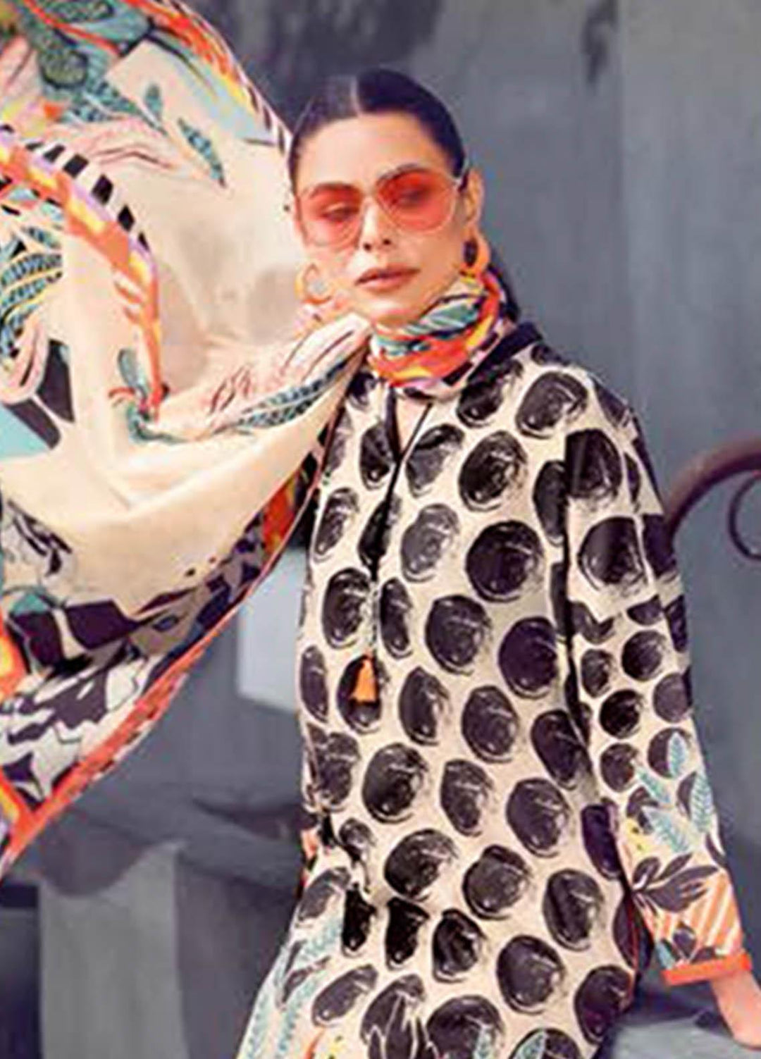 Essential Lawn By Gul Ahmed Printed Lawn Suits Unstitched 3 Piece GA23E CL-32172 - Summer Collection