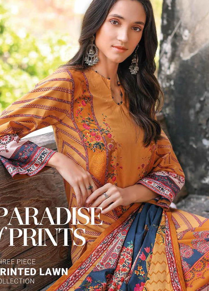 Essential Lawn By Gul Ahmed Printed Lawn Suits Unstitched 3 Piece GA23E CL-32177 - Summer Collection