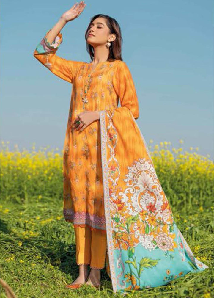 Essential Lawn By Gul Ahmed Printed Lawn Suits Unstitched 3 Piece GA23E CL-32189 - Summer Collection