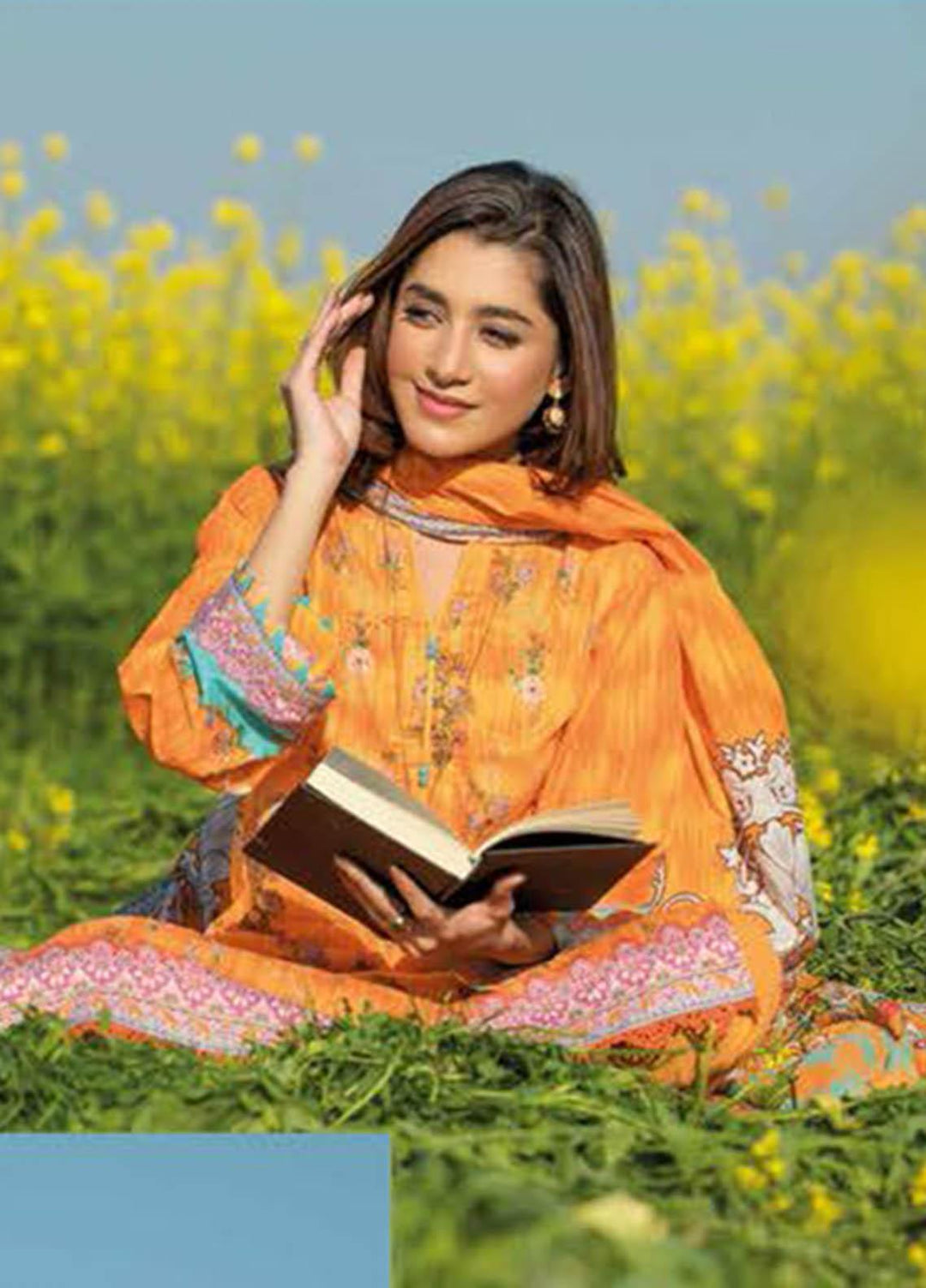 Essential Lawn By Gul Ahmed Printed Lawn Suits Unstitched 3 Piece GA23E CL-32189 - Summer Collection