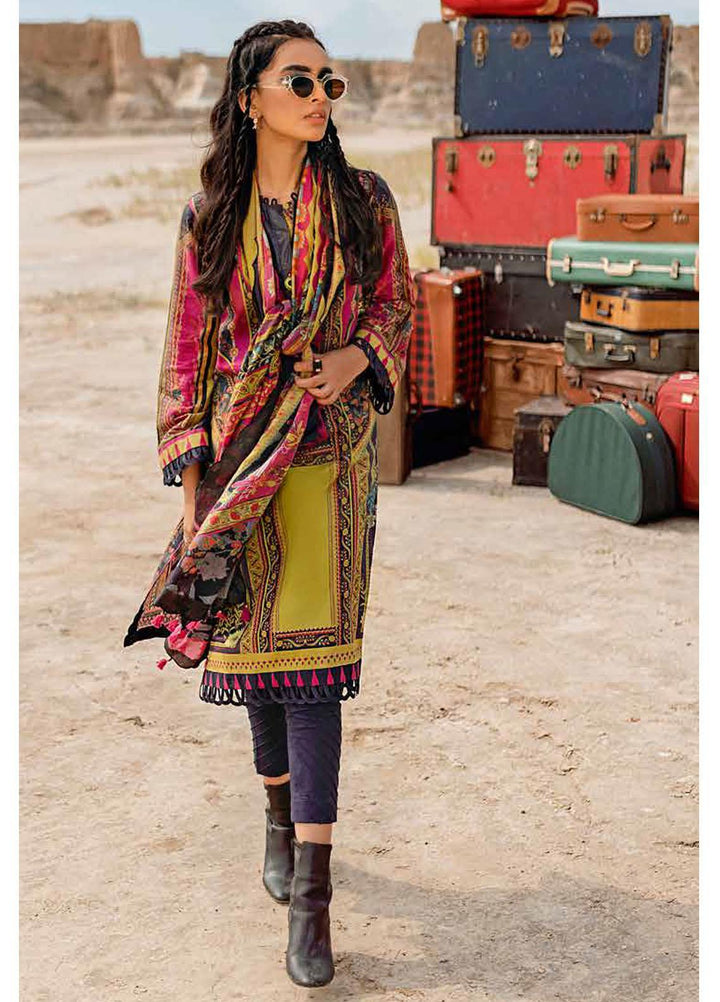 Gul Ahmed Embroidered Corduroy Suits Unstitched 3 Piece GA21WK CD-12005 - Winter Collection