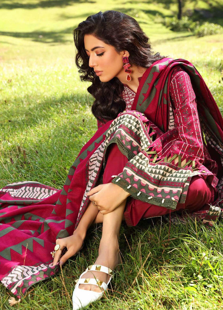 Gul Ahmed Embroidered Khaddar Suits Unstitched 2 Piece GA21WK TK-12005 - Winter Collection