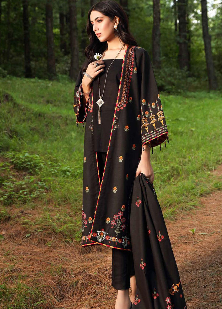 Gul Ahmed Printed Khaddar Suits Unstitched 2 Piece GA21WK TK-12008B - Winter Collection