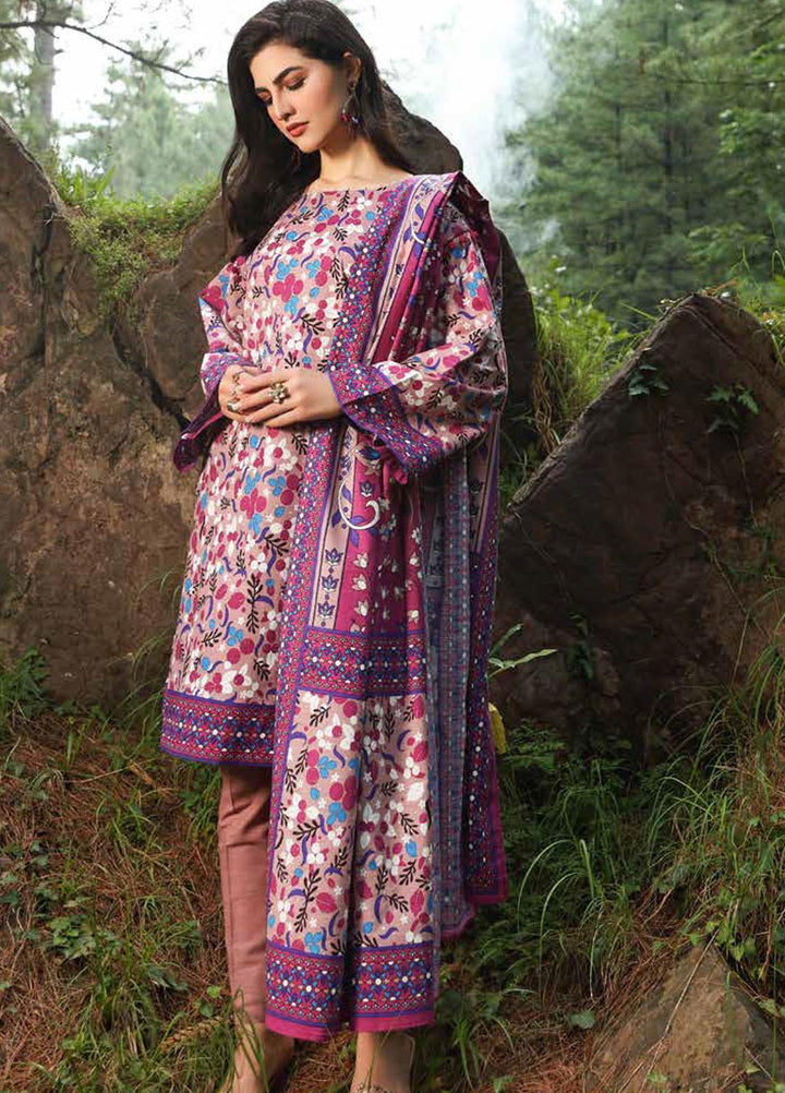 Gul Ahmed Printed Khaddar Suits Unstitched 2 Piece GA21WK TK-12012B - Winter Collection