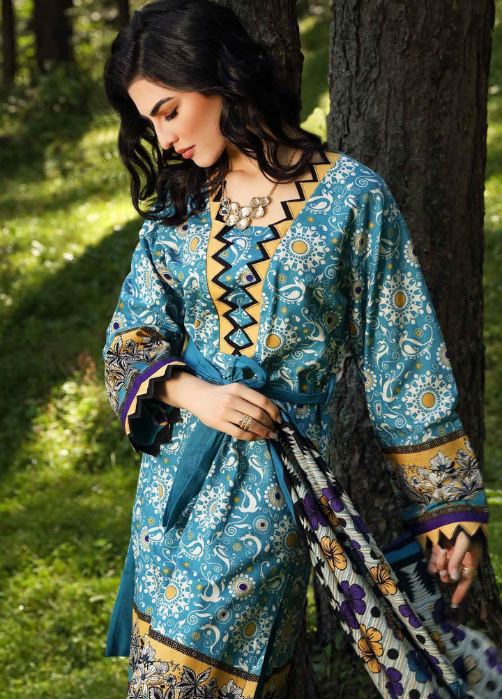 Gul Ahmed Printed Khaddar Suits Unstitched 2 Piece GA21WK TK-12013B - Winter Collection