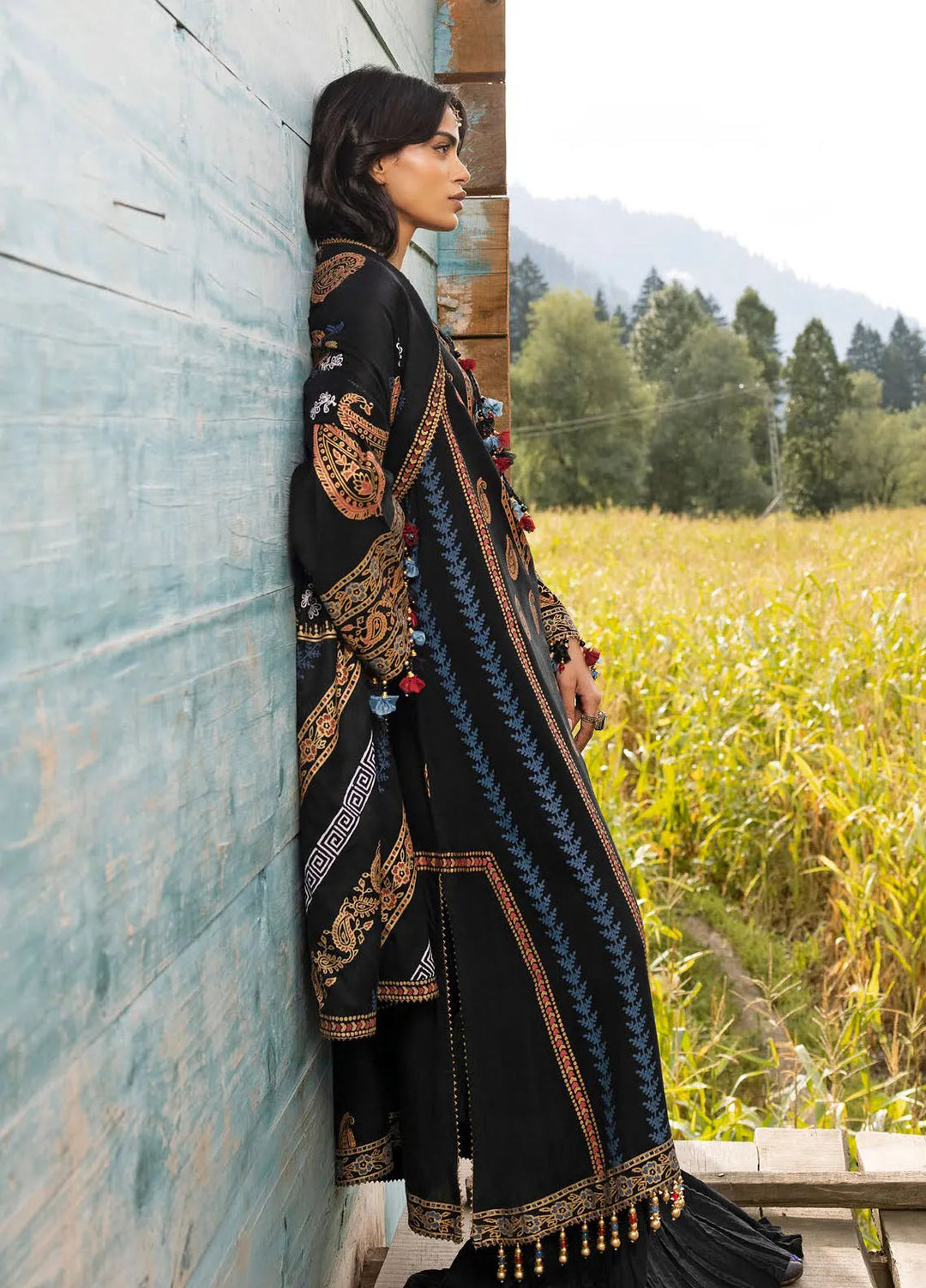 Gul Ahmed Fancy Acrylic Suits Unstitched 3 Piece GA24WU AP-42040 - Winter Collection