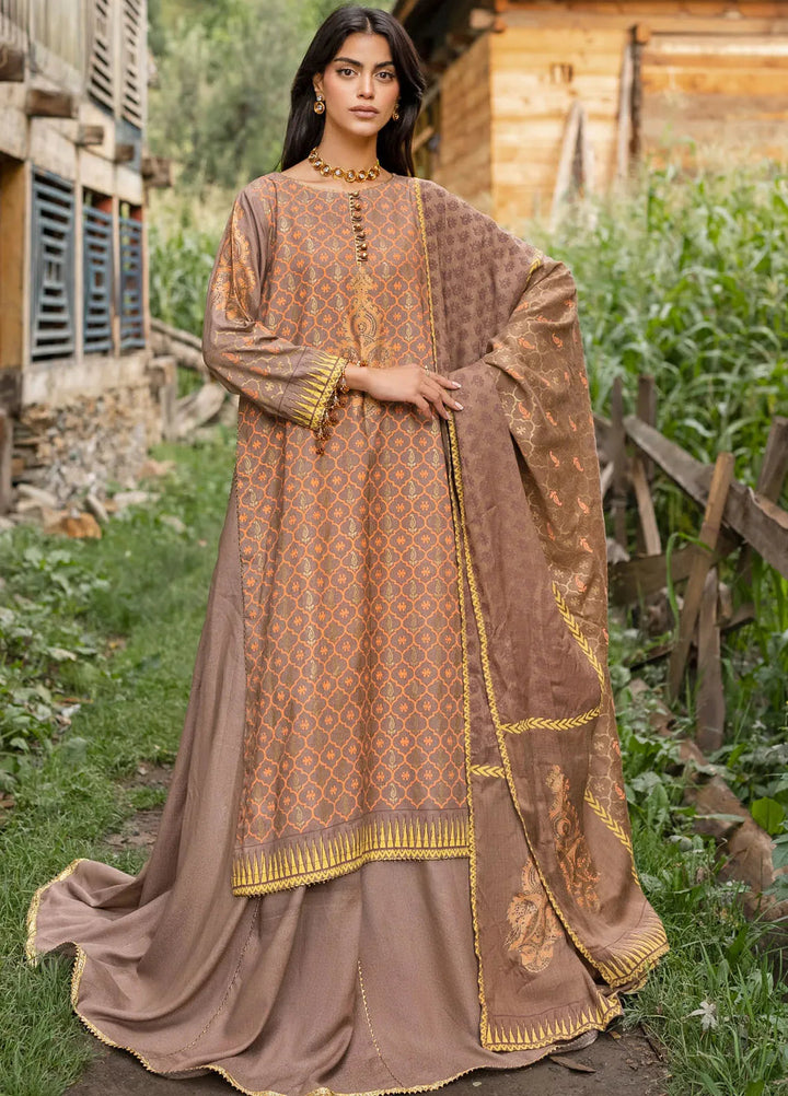 Gul Ahmed Fancy Karandi Suits Unstitched 3 Piece GA24WU AP-42042 - Winter Collection