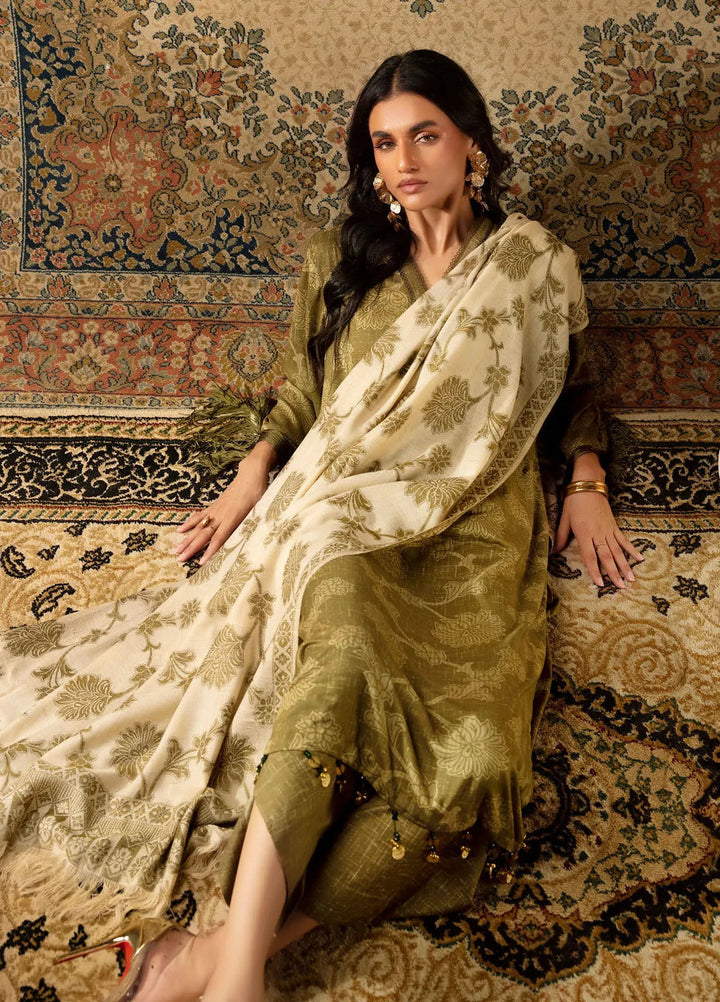 Gul Ahmed Fancy Linen Suits Unstitched 3 Piece GA24WU AP-42047 - Winter Collection