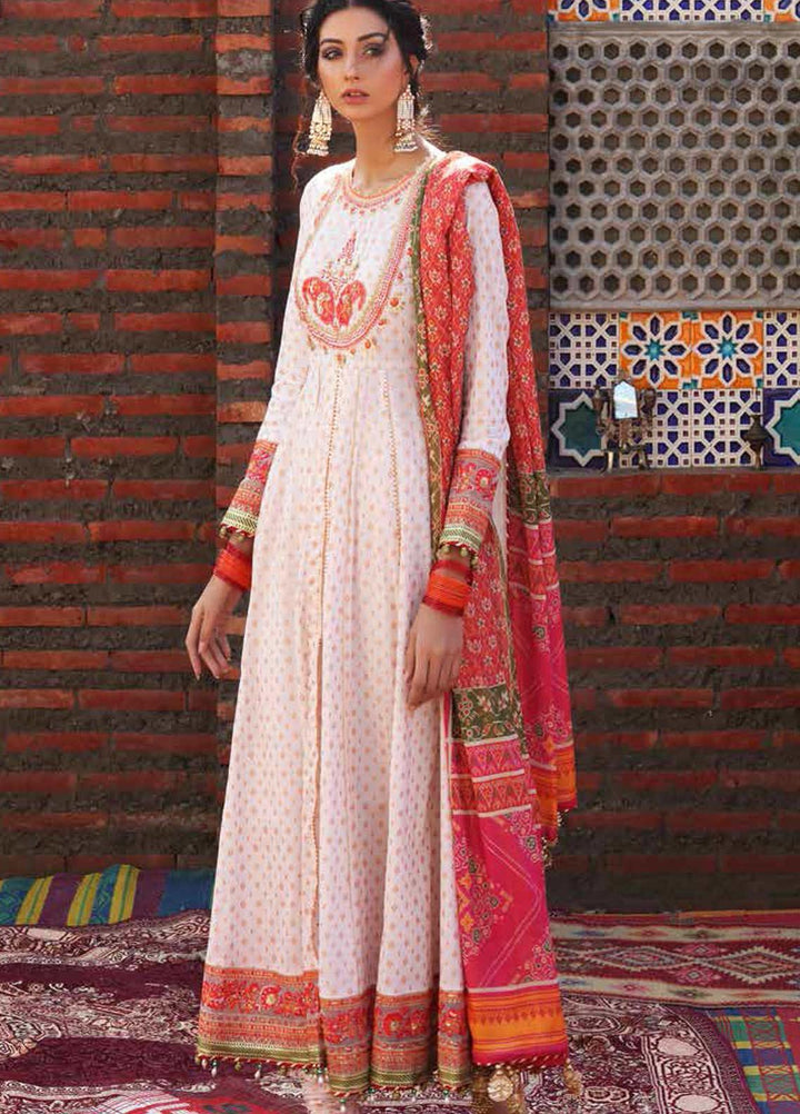 Gul Ahmed Embroidered Lawn Suits Unstitched 3 Piece GA21FE SP-23 - Festive Collection