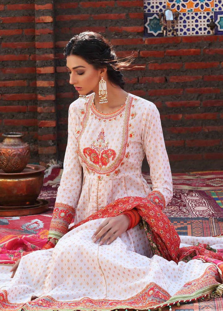 Gul Ahmed Embroidered Lawn Suits Unstitched 3 Piece GA21FE SP-23 - Festive Collection