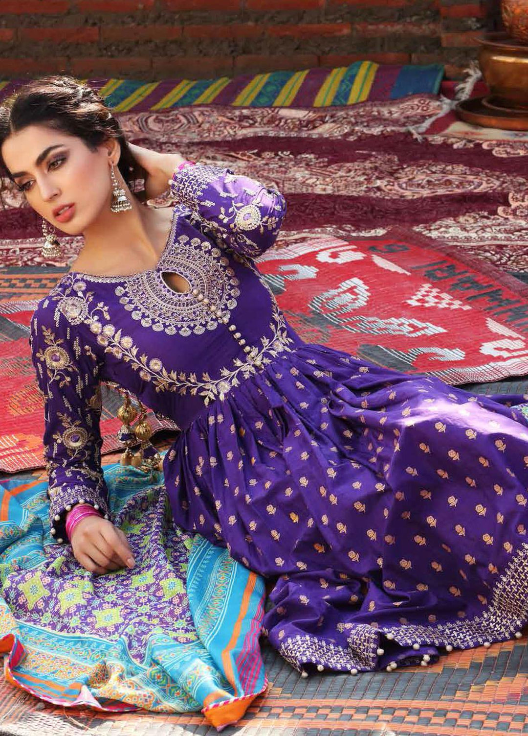 Gul Ahmed Embroidered Lawn Suits Unstitched 3 Piece GA21FE SP-24 - Festive Collection