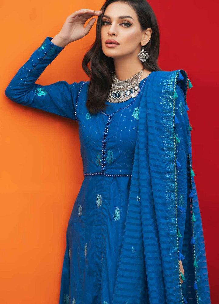 Gul Ahmed Embroidered Jacquard Suits Unstitched 3 Piece GA21FE-2 SP-06 - Festive Collection