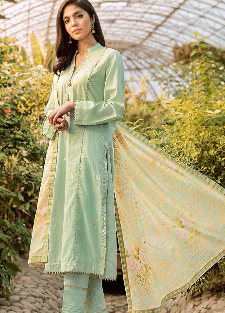 Gul Ahmed Embroidered Lawn Suits Unstitched 3 Piece GA21FE-2 SP-41 - Festive Collection