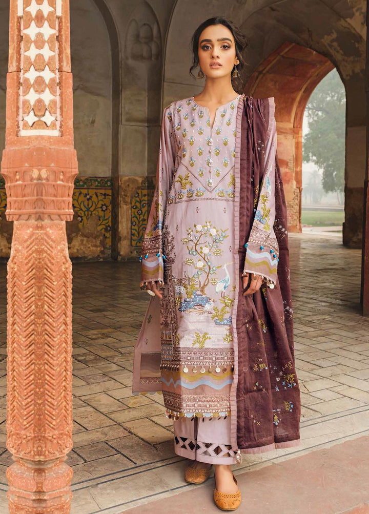 Gul Ahmed Embroidered Lawn Suits Unstitched 3 Piece GA22EA FE-12013 - Festive Collection