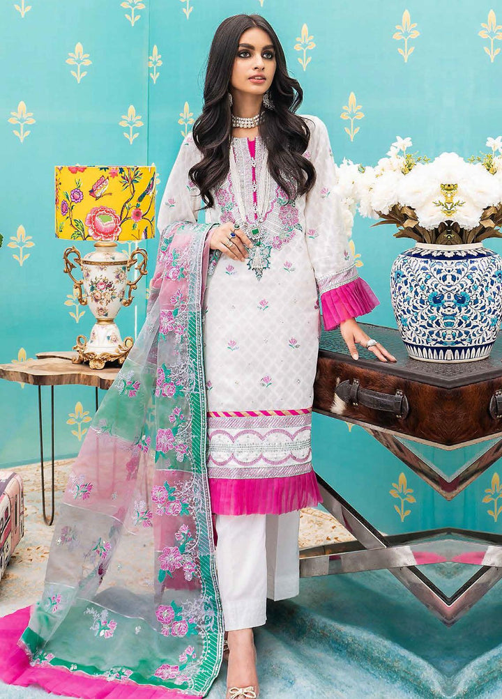 Gul Ahmed Embroidered Lawn Suits Unstitched 3 Piece GA22EA FE-12025 - Festive Collection
