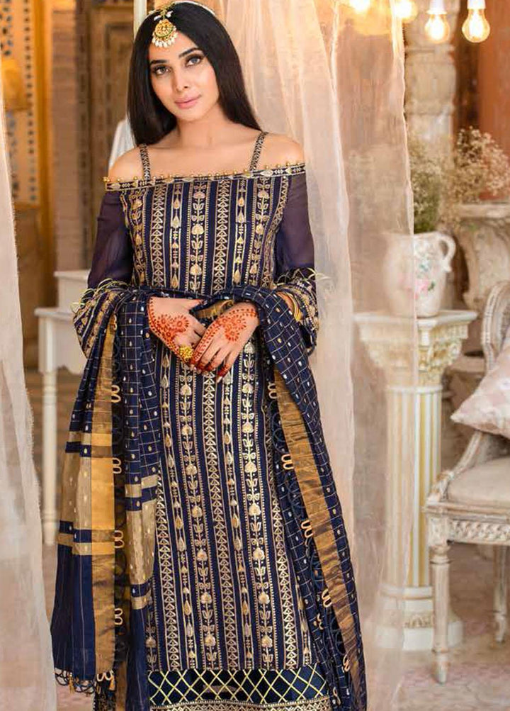 Gul Ahmed Embroidered Lawn Suits Unstitched 3 Piece GA22EA FE-12212 - Festive Collection