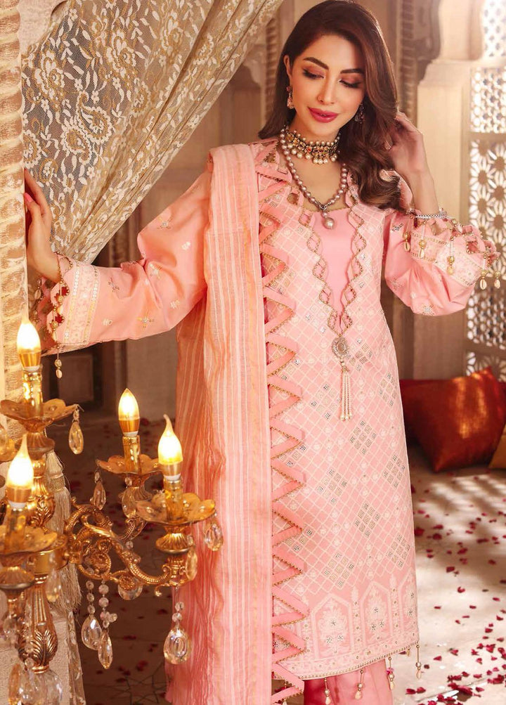 Gul Ahmed Embroidered Lawn Suits Unstitched 3 Piece GA22EA FE-12244 - Festive Collection