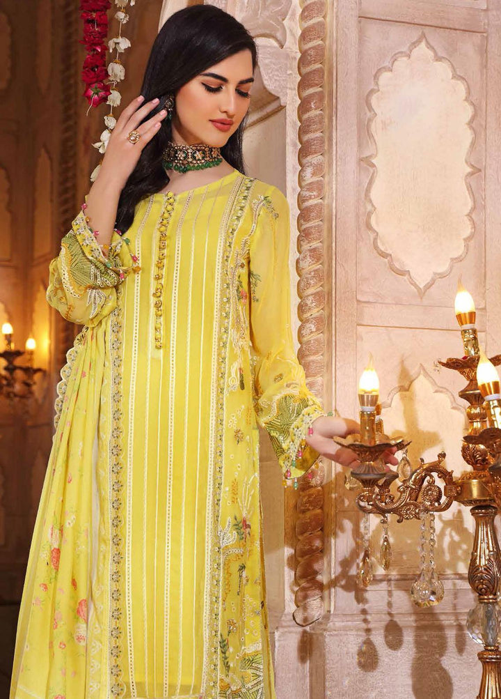 Gul Ahmed Embroidered Lawn Suits Unstitched 3 Piece GA22EA FE-22052 - Festive Collection