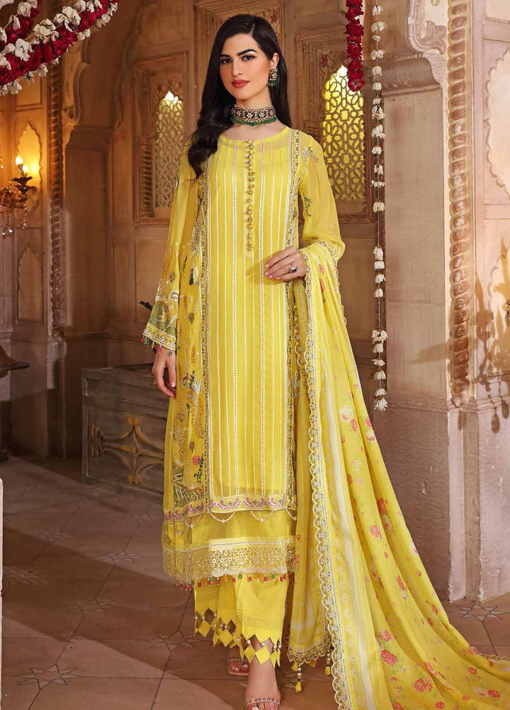 Gul Ahmed Embroidered Lawn Suits Unstitched 3 Piece GA22EA FE-22052 - Festive Collection