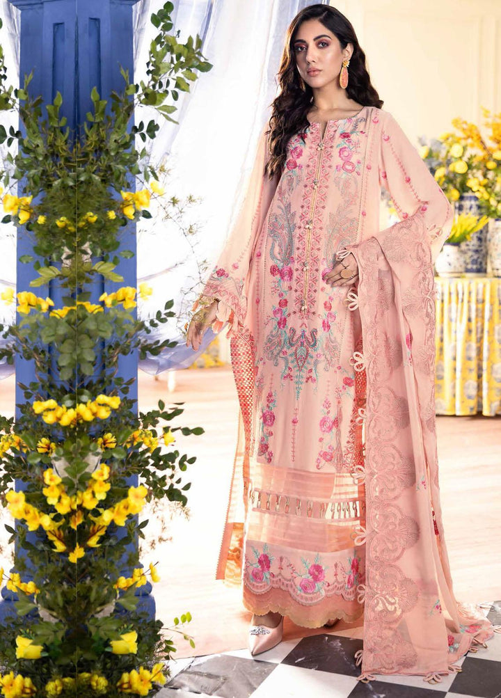 Gul Ahmed Embroidered Lawn Suits Unstitched 3 Piece GA22EA FE-22076 - Festive Collection