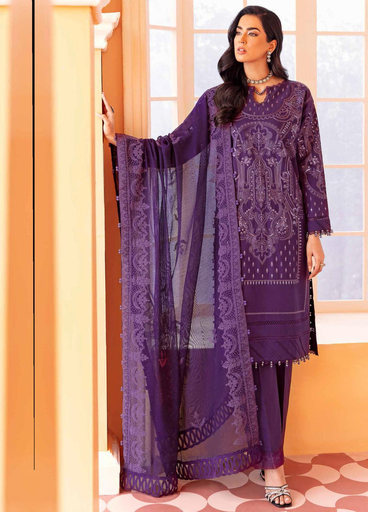 Gul Ahmed Embroidered Lawn Suits Unstitched 3 Piece GA22EA FE-22079 - Festive Collection