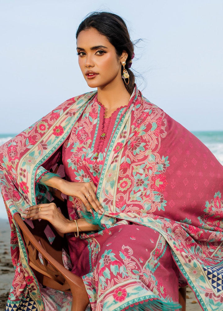 Gul Ahmed Printed Linen Suits Unstitched 3 Piece GA23LLW CV 32004 - Winter Collection