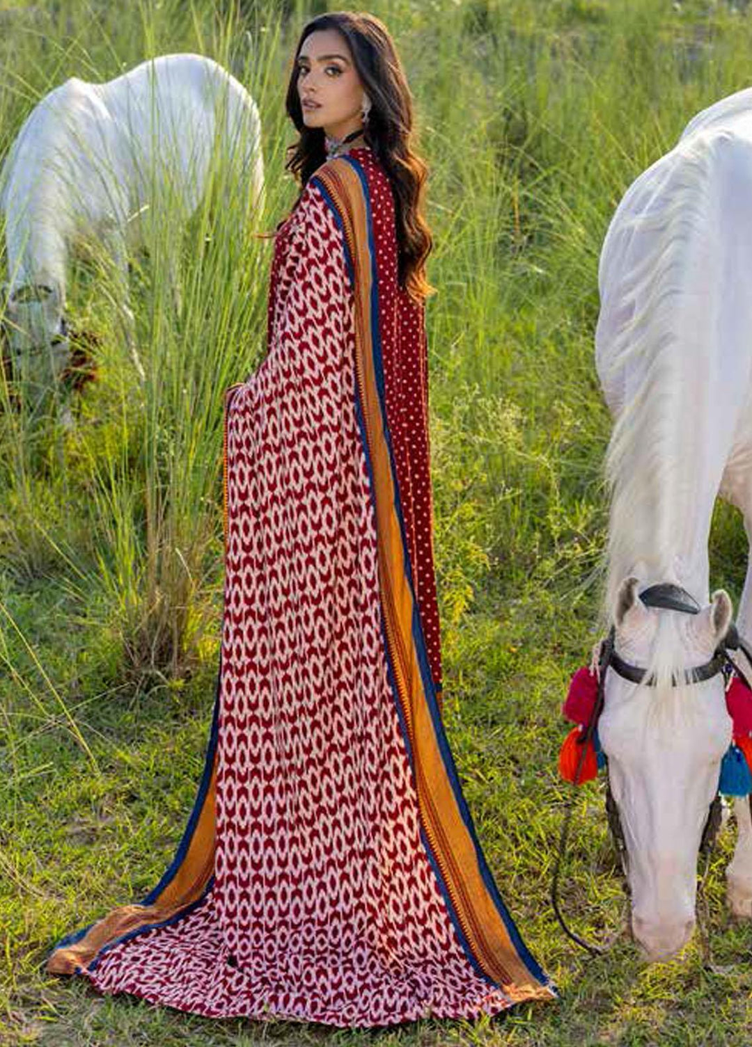 Gul Ahmed Printed Linen Suits Unstitched 3 Piece GA22LN LT-22017B - Winter Collection