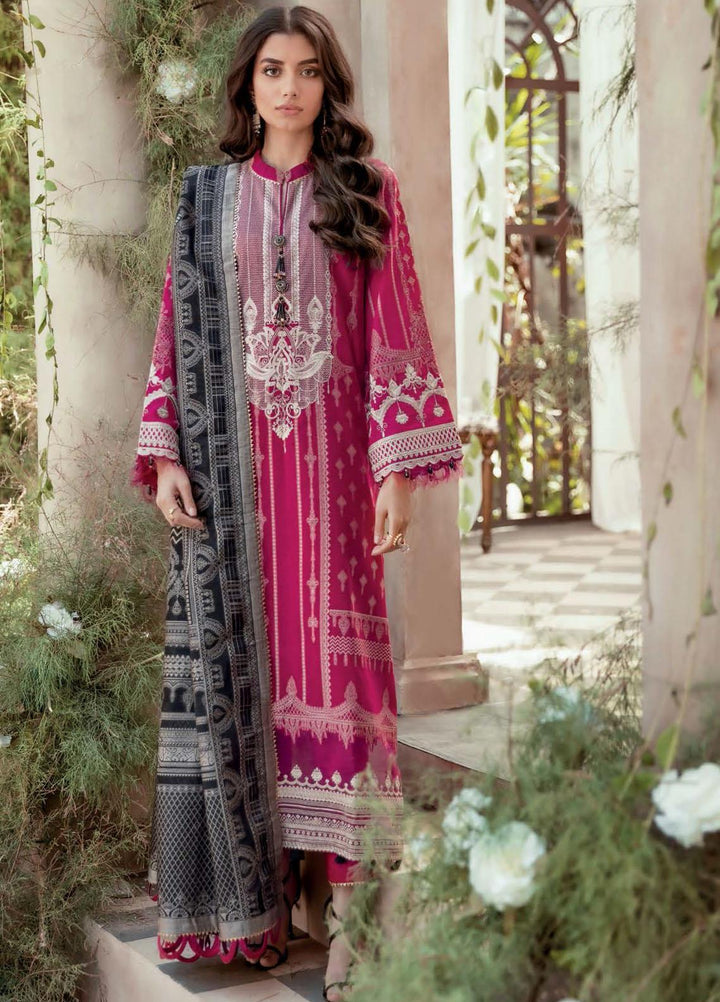 Gul Ahmed Embroidered Jacquard Suits Unstitched 3 Piece GA22LF FE22028 - Luxury Eid Collection