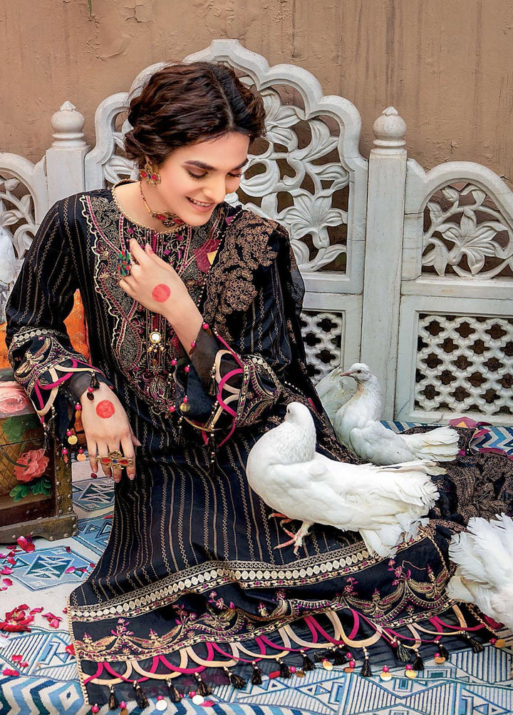 Gul Ahmed Embroidered Lacquer Suits Unstitched 3 Piece GA22LF FE22081 - Luxury Eid Collection