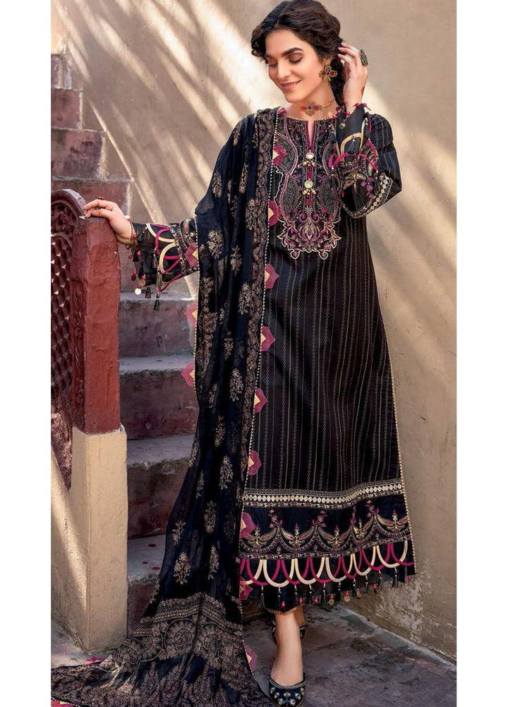 Gul Ahmed Embroidered Lacquer Suits Unstitched 3 Piece GA22LF FE22081 - Luxury Eid Collection