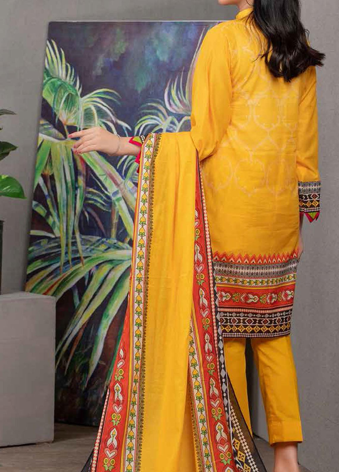 Malmal By Gul Ahmed Embroidered Lawn Suits Unstitched 3 Piece GA21-ML2 115B - Summer Collection