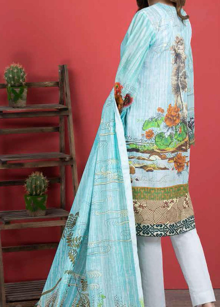 Malmal By Gul Ahmed Embroidered Lawn Suits Unstitched 3 Piece GA21-ML2 119A - Summer Collection