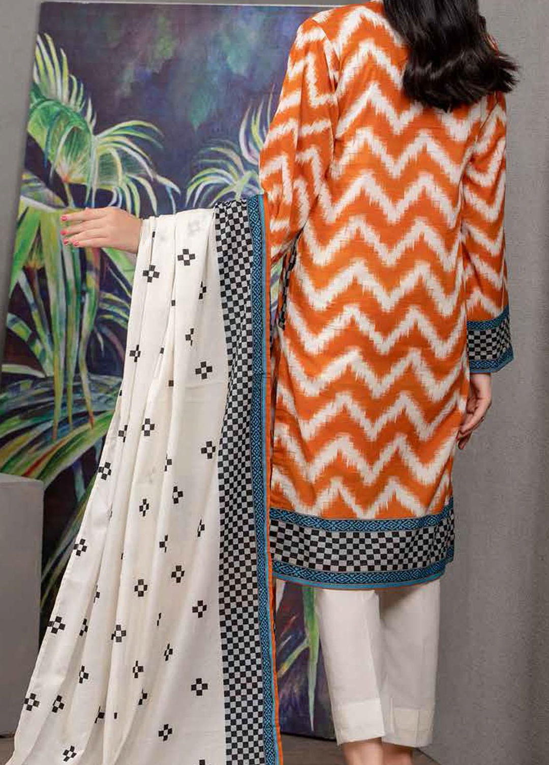 Malmal By Gul Ahmed Embroidered Lawn Suits Unstitched 3 Piece GA21-ML2 98A - Summer Collection