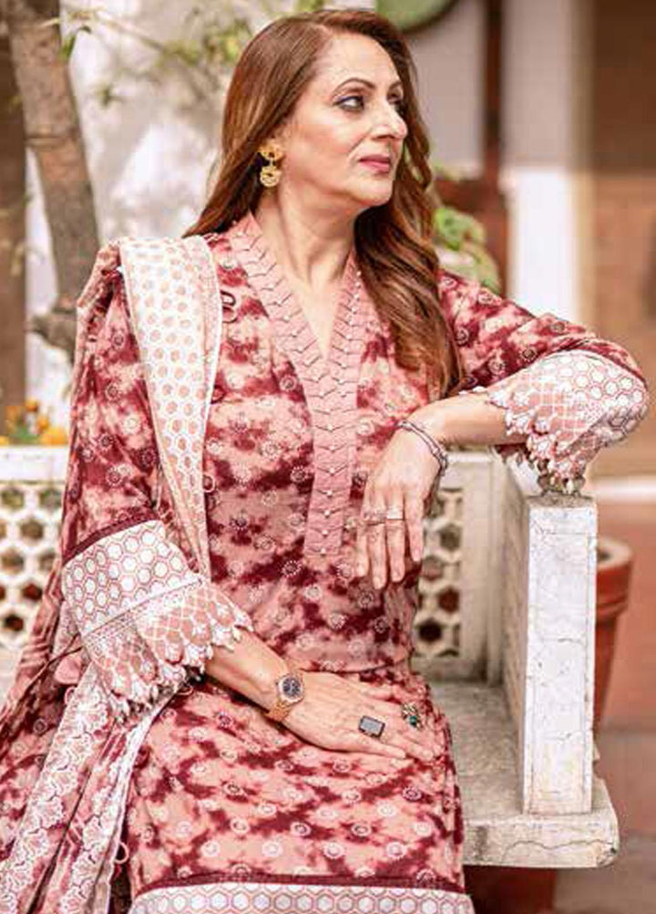Gul Ahmed Printed Lawn Suits Unstitched 3 Piece GA22ML CL-22103 A - Summer Collection