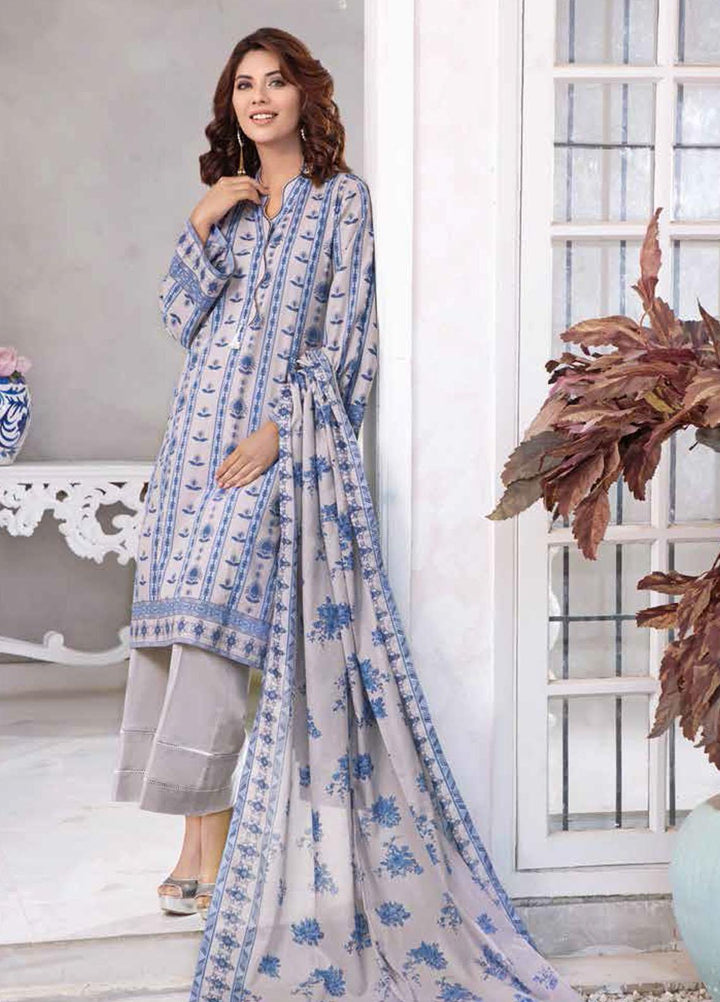 Gul Ahmed Printed Lawn Suits Unstitched 3 Piece GA22ML CL-22138 B - Summer Collection