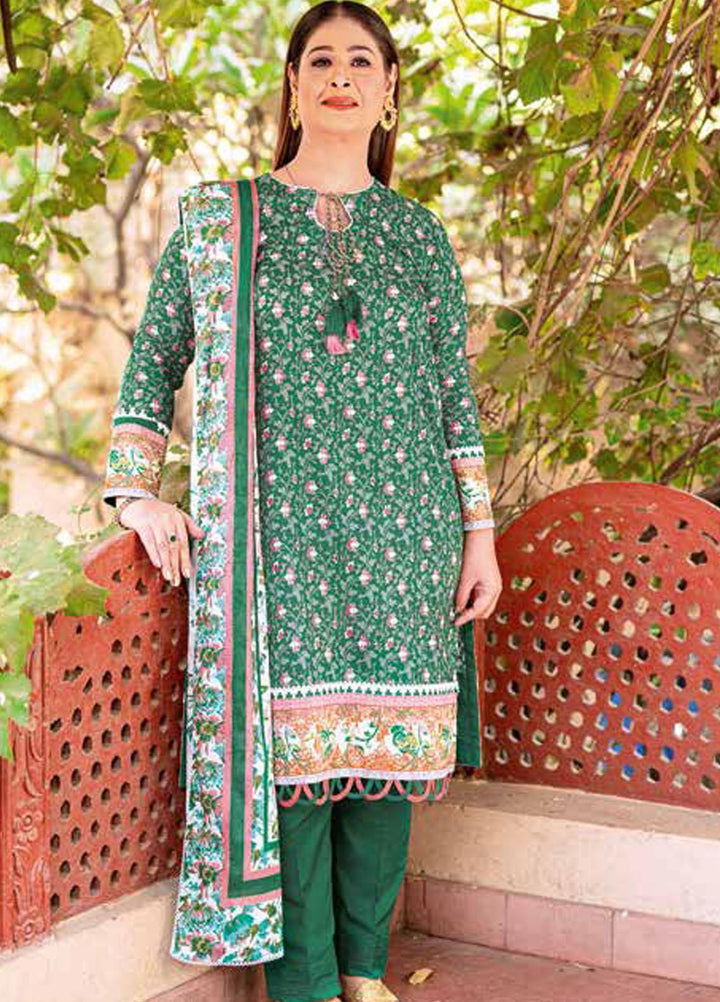 Gul Ahmed Printed Lawn Suits Unstitched 3 Piece GA22ML CL-22140 B - Summer Collection